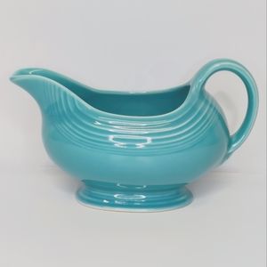 Fiesta Turquoise Gravy Boat Sauce Server Fiestaware Made In USA
